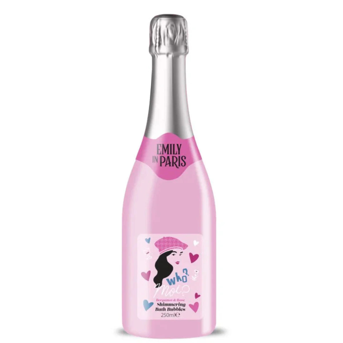 250ml Emily in Paris - Bergamote & Rose - Shimmering Bath Bubbles