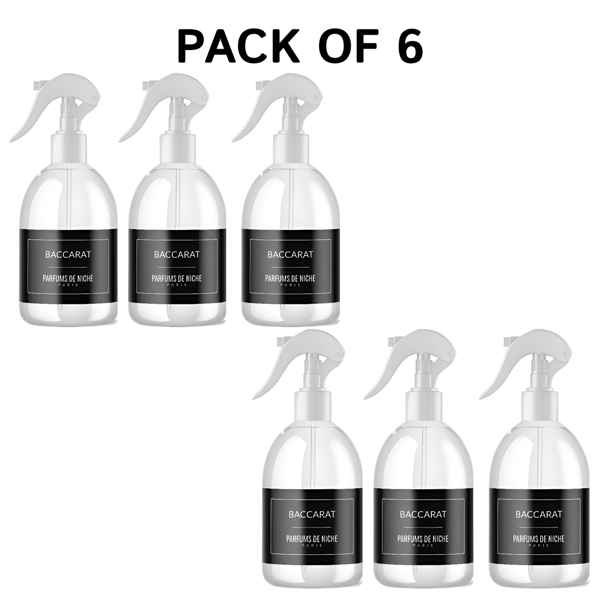 6 * 250 ml Parfums de Niche/birraci - Profumo d'Ambiente - Baccarat