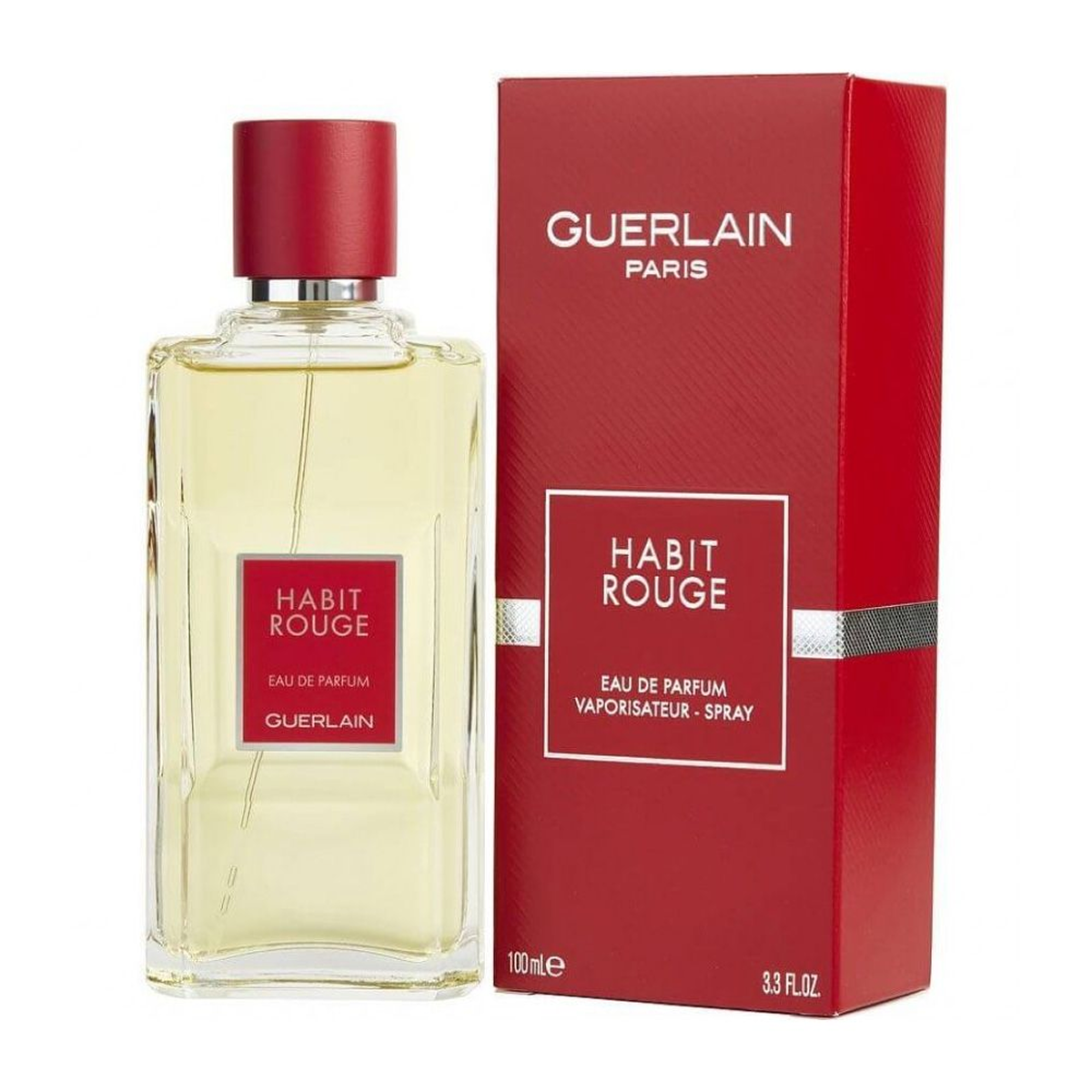100 ml Guerlain - Habit Rouge - Eau de Parfum pour homme