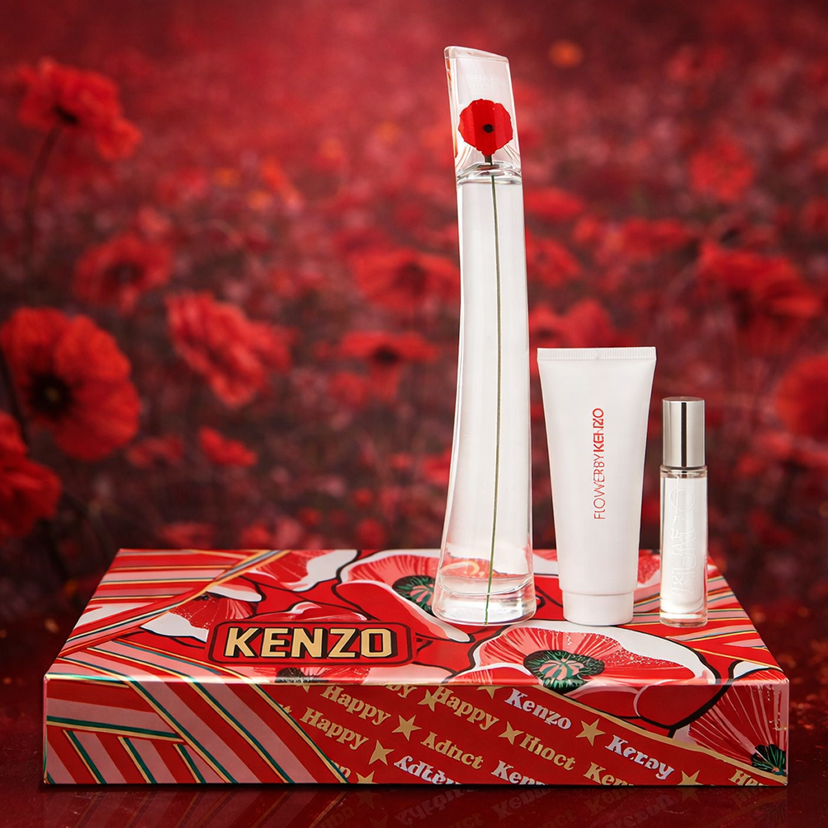 Kenzo - Coffret Flowers Eau de Parfum 100ml + Lait de Corps 75ml + EDP 10ml