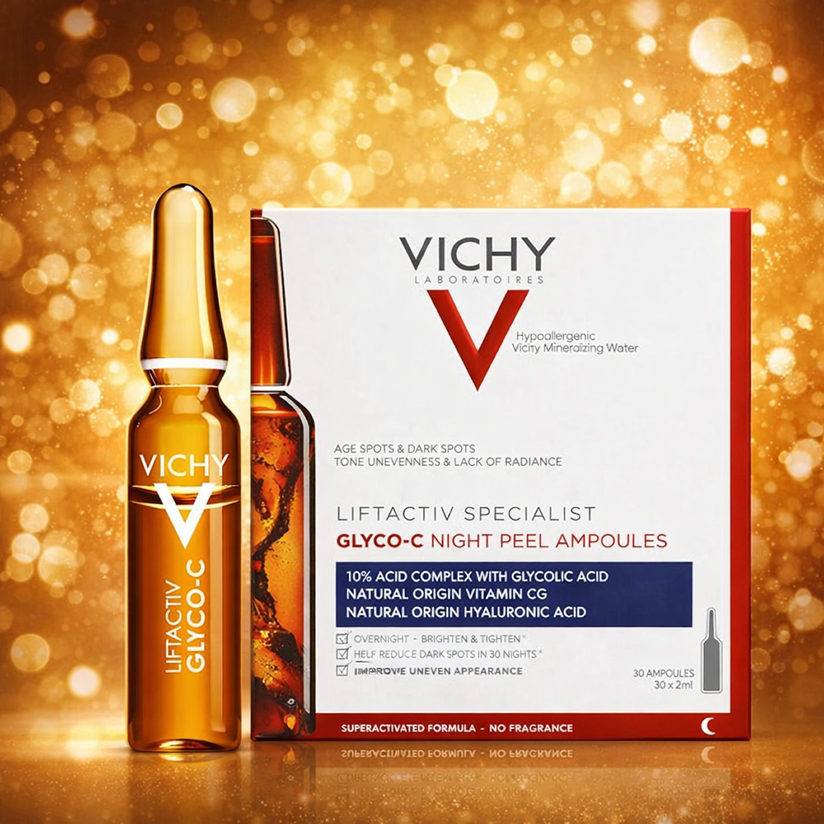20ml Vichy - Liftactiv Specialist Glyco-c Acide Hyaluronique 10 Ampoule de 2ml
