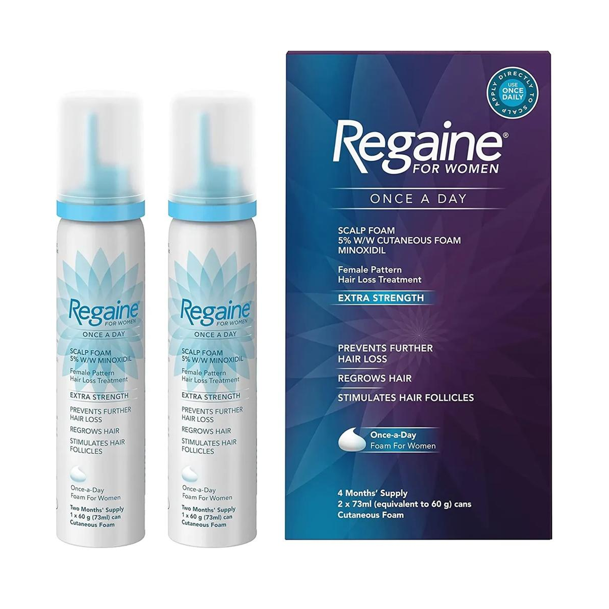 2*73ml Regaine - Traitement de Cheveux pour femme 2*73ml 4mois D'utilisation