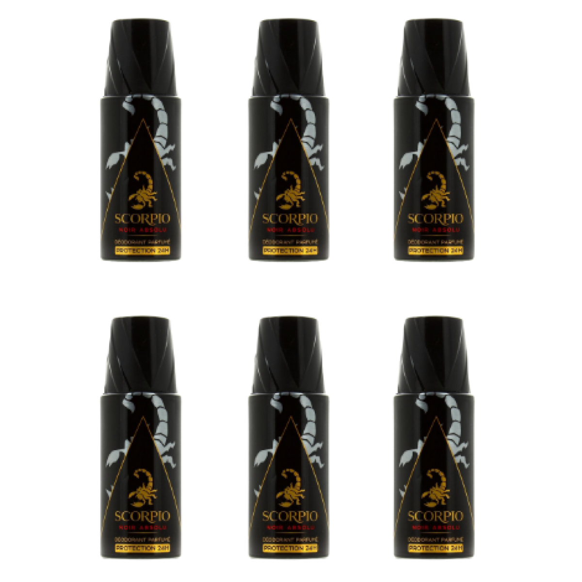 150ml Scorpio - Noir Absolu - Deodorant pour homme