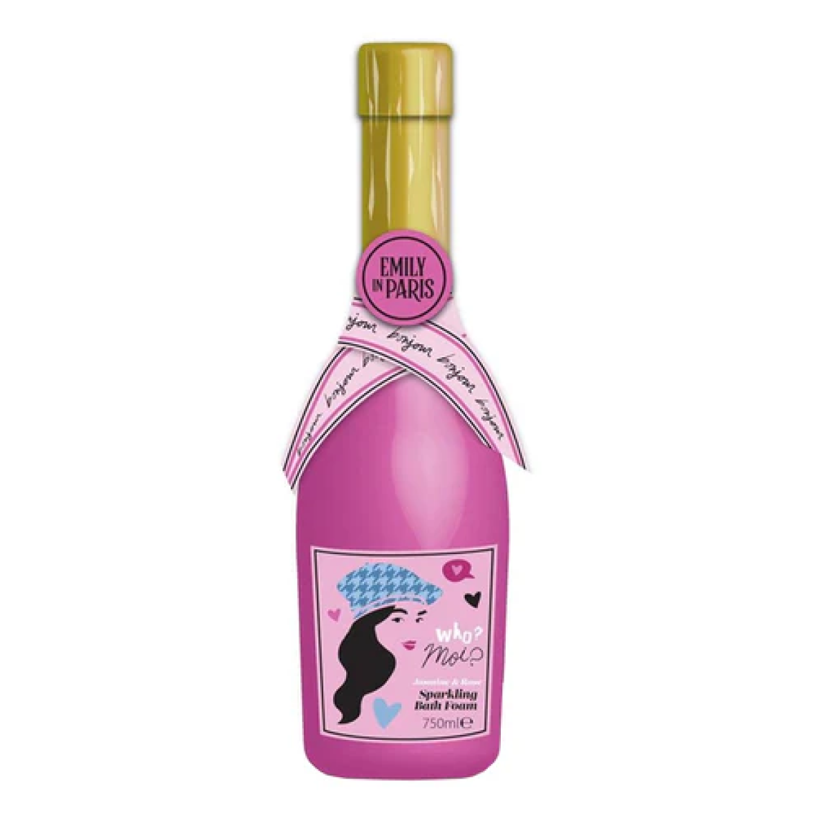 750ml Emily In Paris - Jasmine & Rose - Sparkling Bath Foam pour Femme