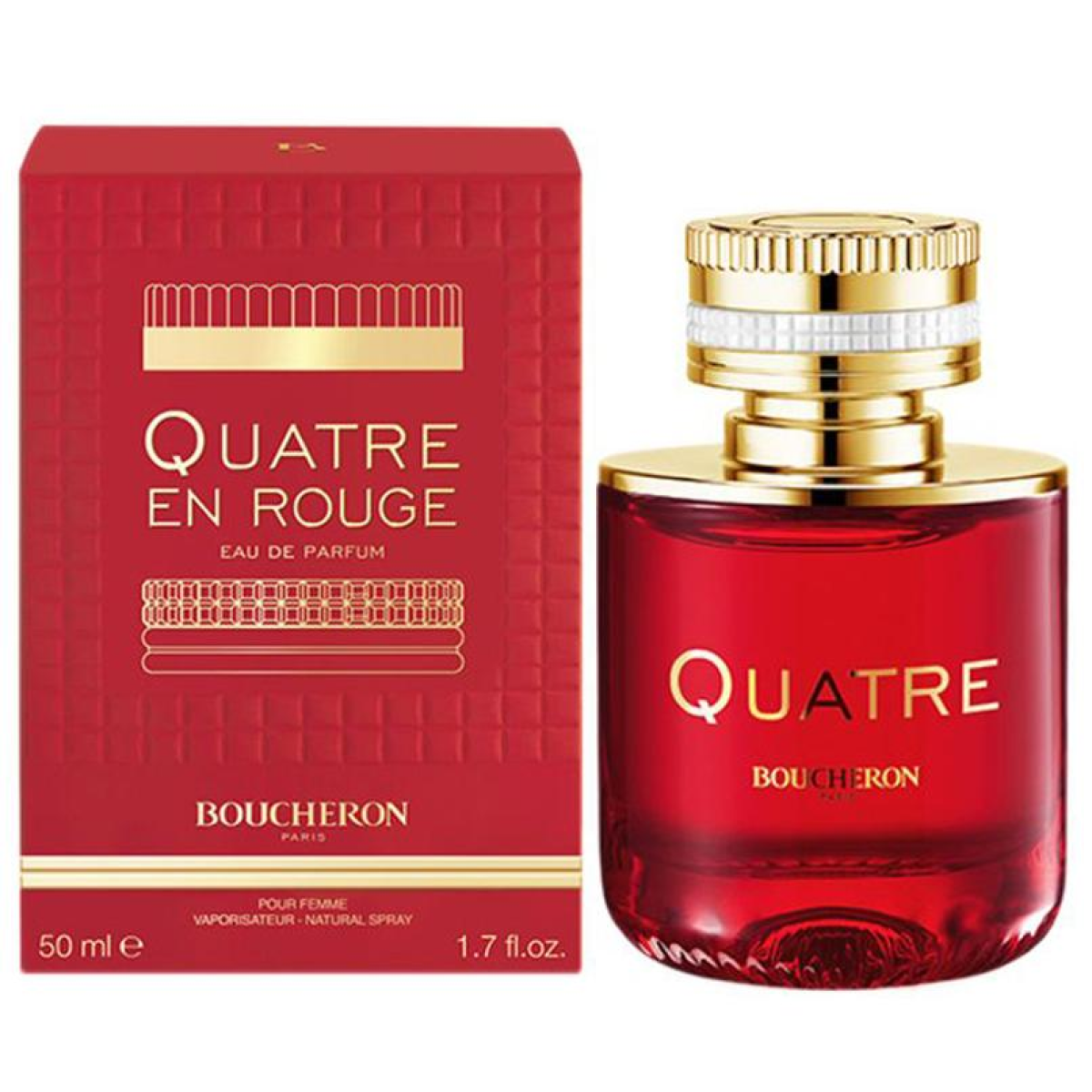 50 ml Boucheron - Quatre En Rouge - Eau de Parfum pour femme
