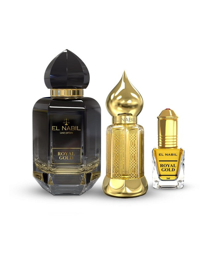 EL NABIL Set regalo Oro Reale 65ml +12ml Spray +5ml