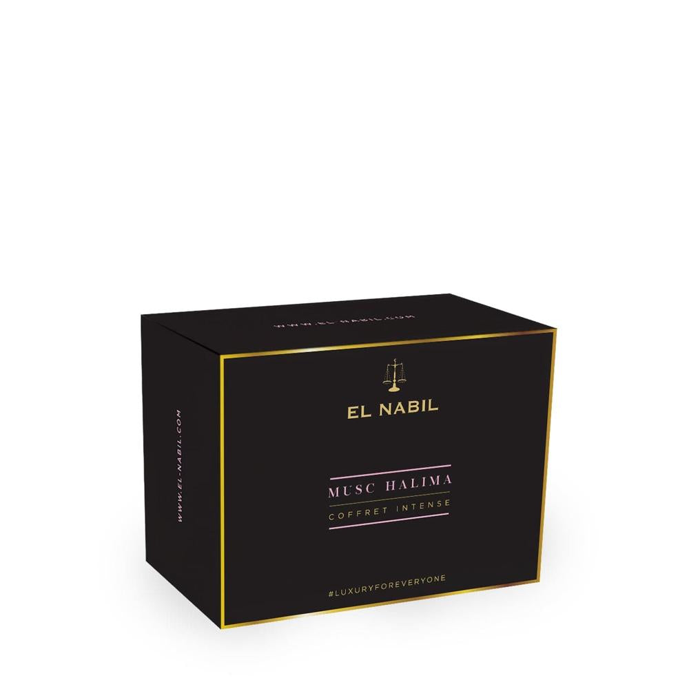El Nabil - Prestige Box Musk Halima Spray 65ml + 12ml di profumo + 5ml di estratto di profumo Roll On