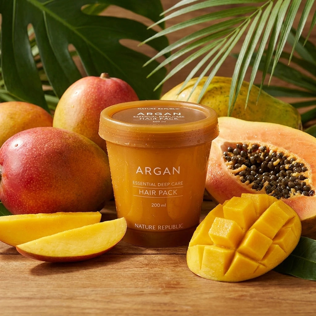 Nature Republic - Argan Essential Moisture - Repairing Hair Mask