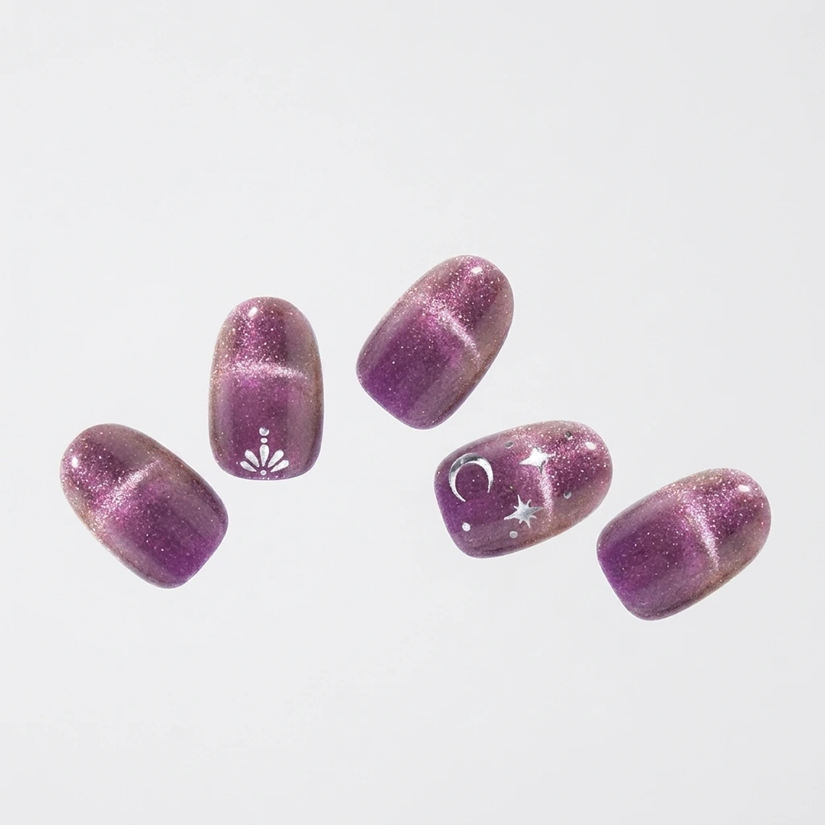 EDGE U - Purple Night Magnet - Strisce per Unghie