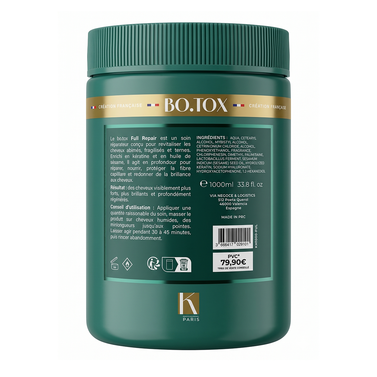 1000 ml Kaïloa - Full Repair - Botox Capillaire