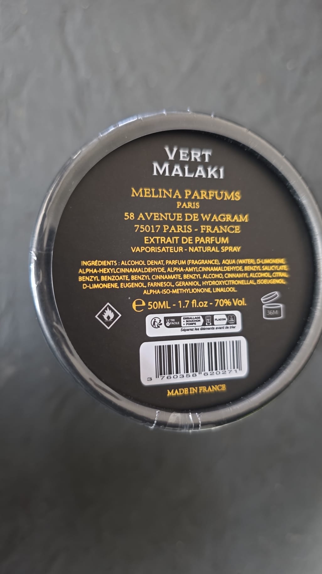 Melina Parfums - Vert Malaki - Estratto misto di profumo