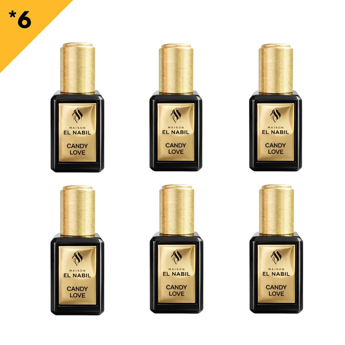 4*5ml el Nabil - Candy Love - Parfum Concentré Sans Alcool