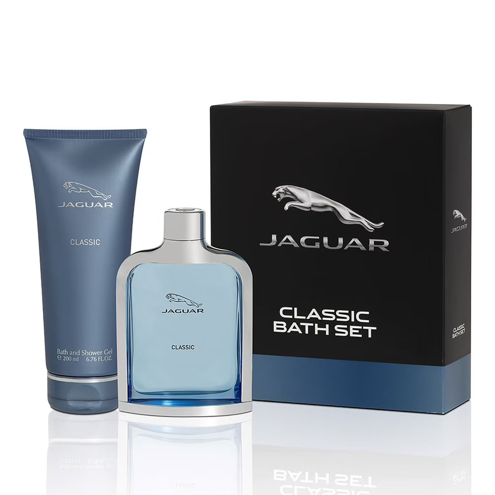 Kit cosmetici Set da bagno classico blu EDT + Gel doccia 200ml da Jaguar Misto 100ml