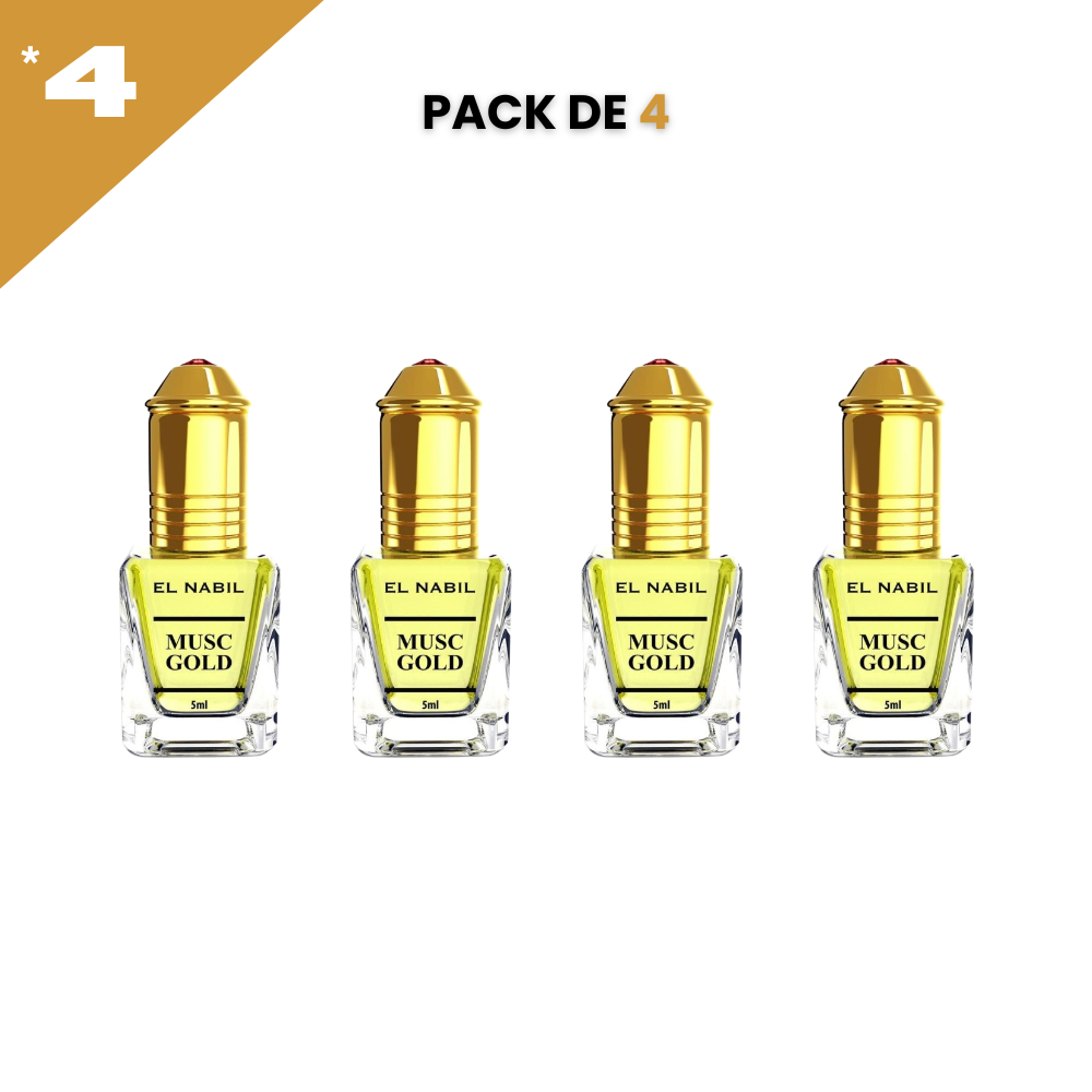 el Nabil - Musc Gold - Concentrato di profumo senza alcool