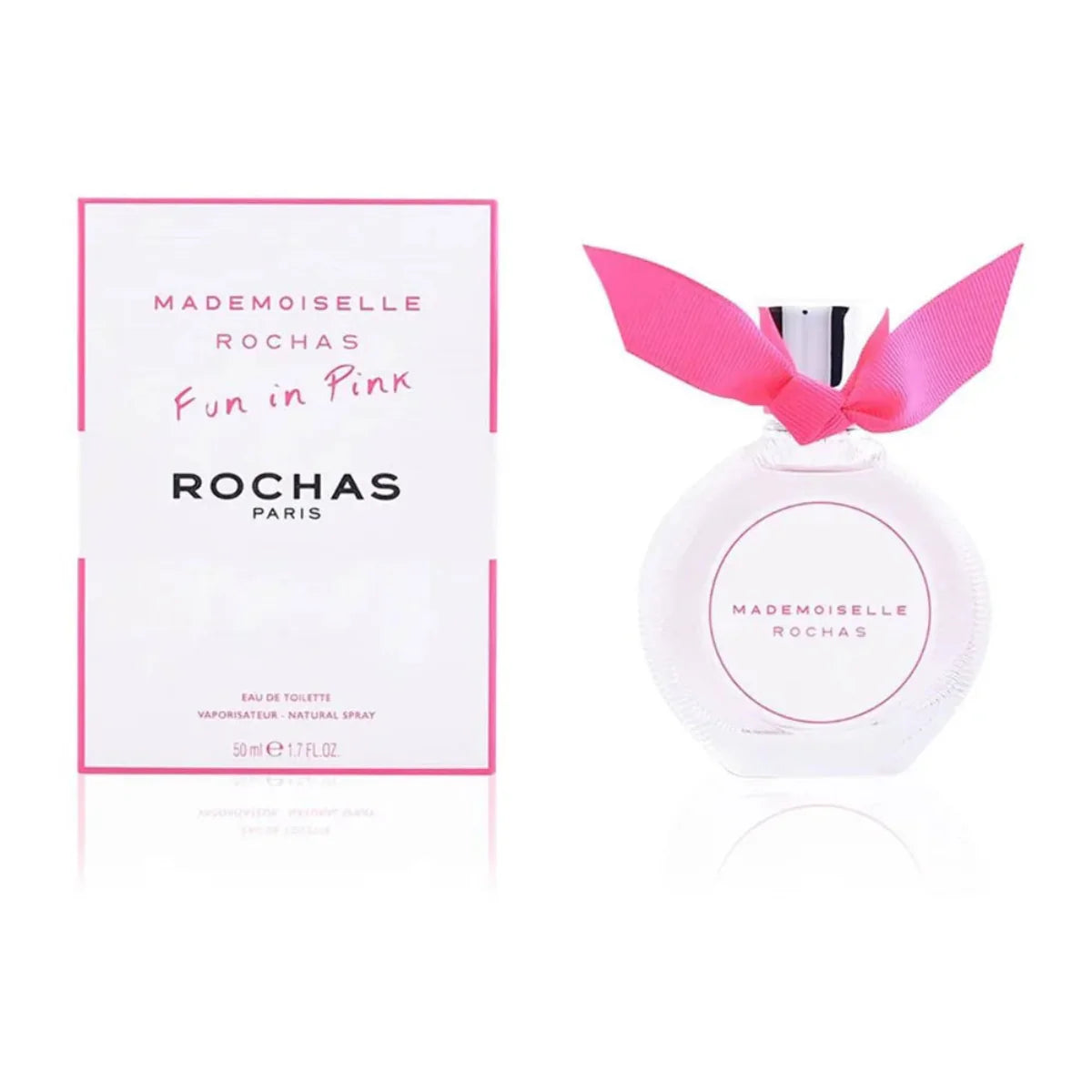 50 ml Rochas - Mademoiselle Rochas Fun In Pink- Eau de Toilette pour femme