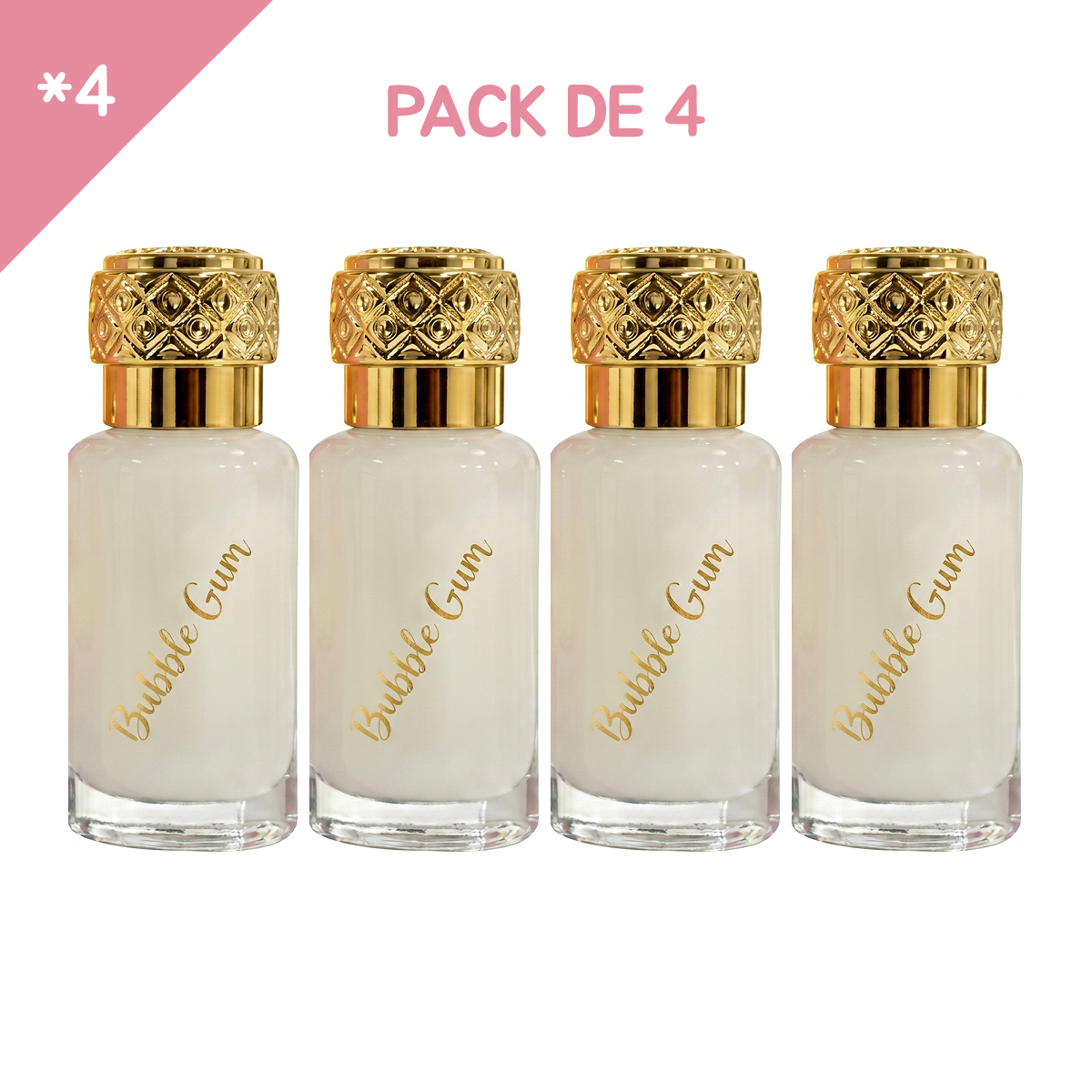 12ml * 2 Dubaï Flower - Musc Tahara Bubble Gum - Concentré de Parfum Mixte