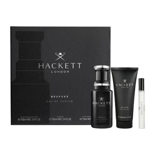 Hackett - Bespoke - Eau de Parfum 100 ml + Gel Doccia 100 ml + EDP 10 Ml