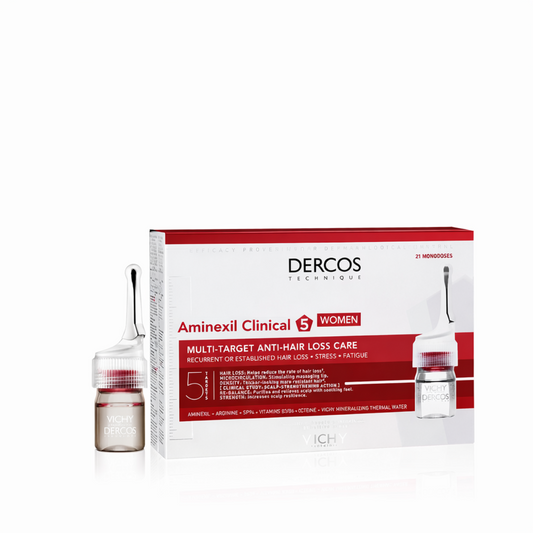 21*6ml Vichy - Dercos Aminexil Intensive 5 Women Cuoio Capelluto Sensibile 21 fiale da 6ml
