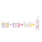 Lilaroze Paris - Pack Gommage Corps Extrait de fleurs D'oranger +  Gommage Corps Extrait de rose + Creme Corps Extrait de fleur d'Oranger  + Lait Corps Extrait de rose