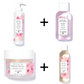 Lilaroze Paris - Pack Gel Mani Estratto di rose + Acqua Micellare Estratto di rose + Latte Corpo Estratto di rose + Scrub de Corpo Estratto di rose