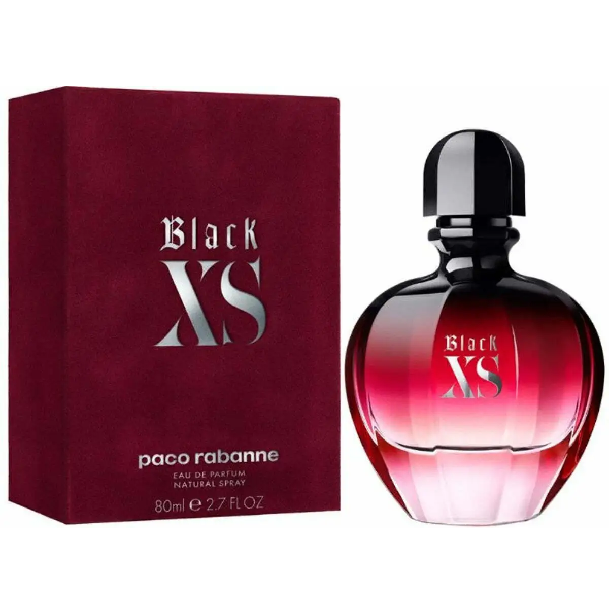 80 ml Paco Rabanne - Black XS - Eau de Parfum pour femme