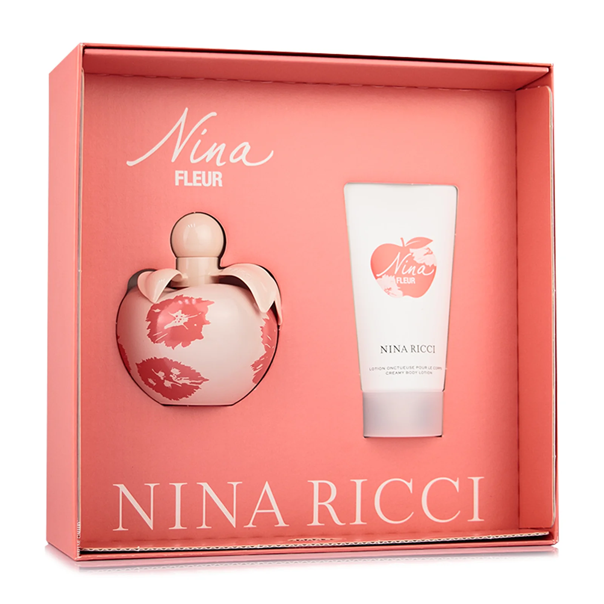 80ml Nina Ricci - Coffret Nina Fleur EDT 80ml + Lait de corps 75ml
