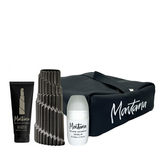 Montana - Black Edition - EDP 125ml + Deodorante 50ml + Gel Doccia 100ml