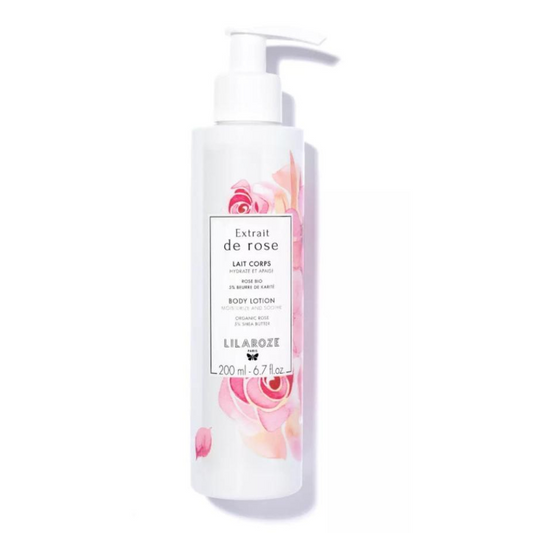 Lilaroze Paris - Latte Corpo Estratto di Rose Idrata e Lenisce Burro di Karité