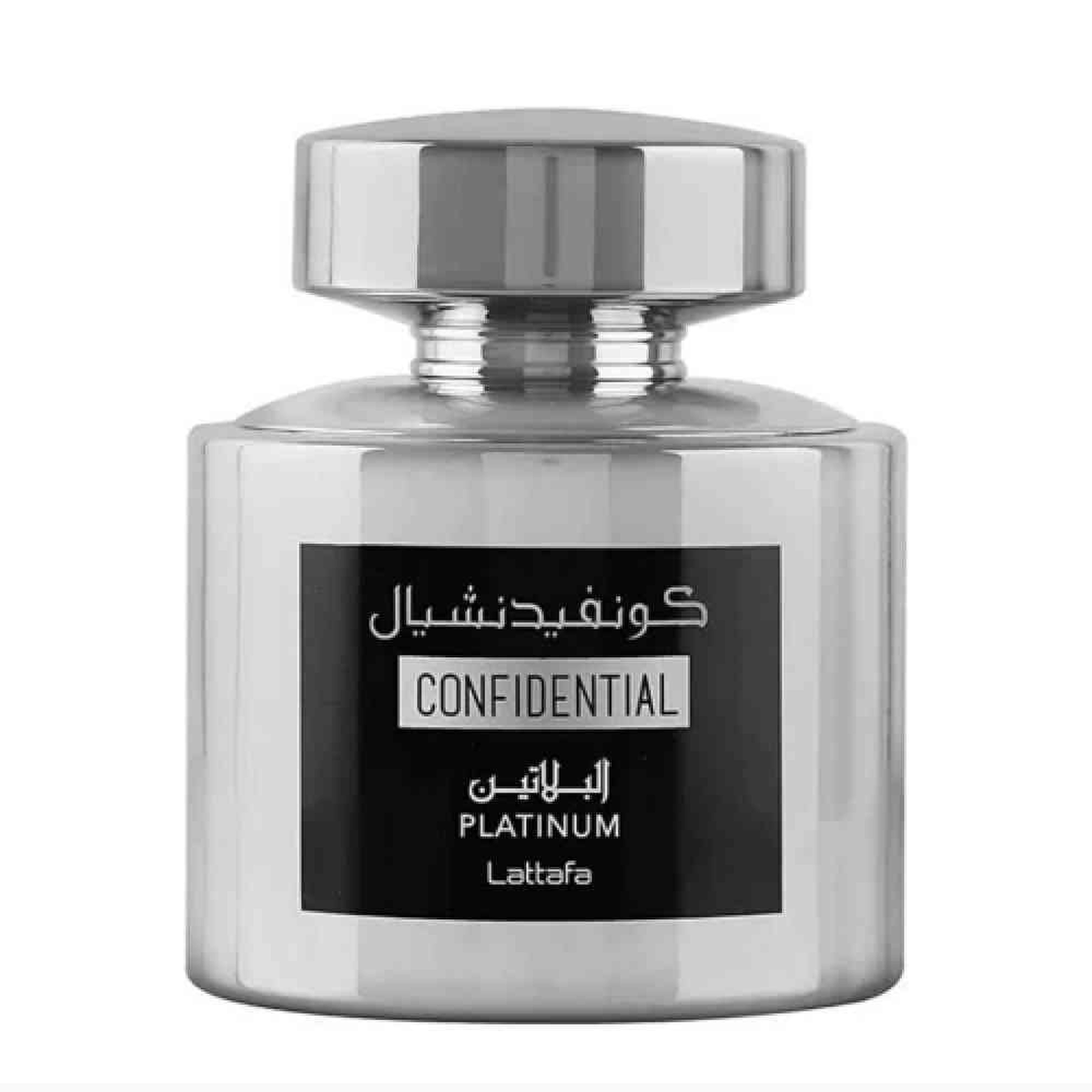 100 ml Lattafa - Confidential Platinium - Eau de Parfum de Dubai Mixte
