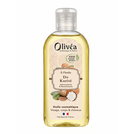 Olivéa - Olio di Karité Addolcente & Rivitalizzante - Olio per Viso, Corpo & Capelli