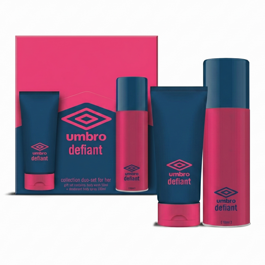 Umbro - Defiant - Cofanetto Deodorante Spray & Gel Doccia