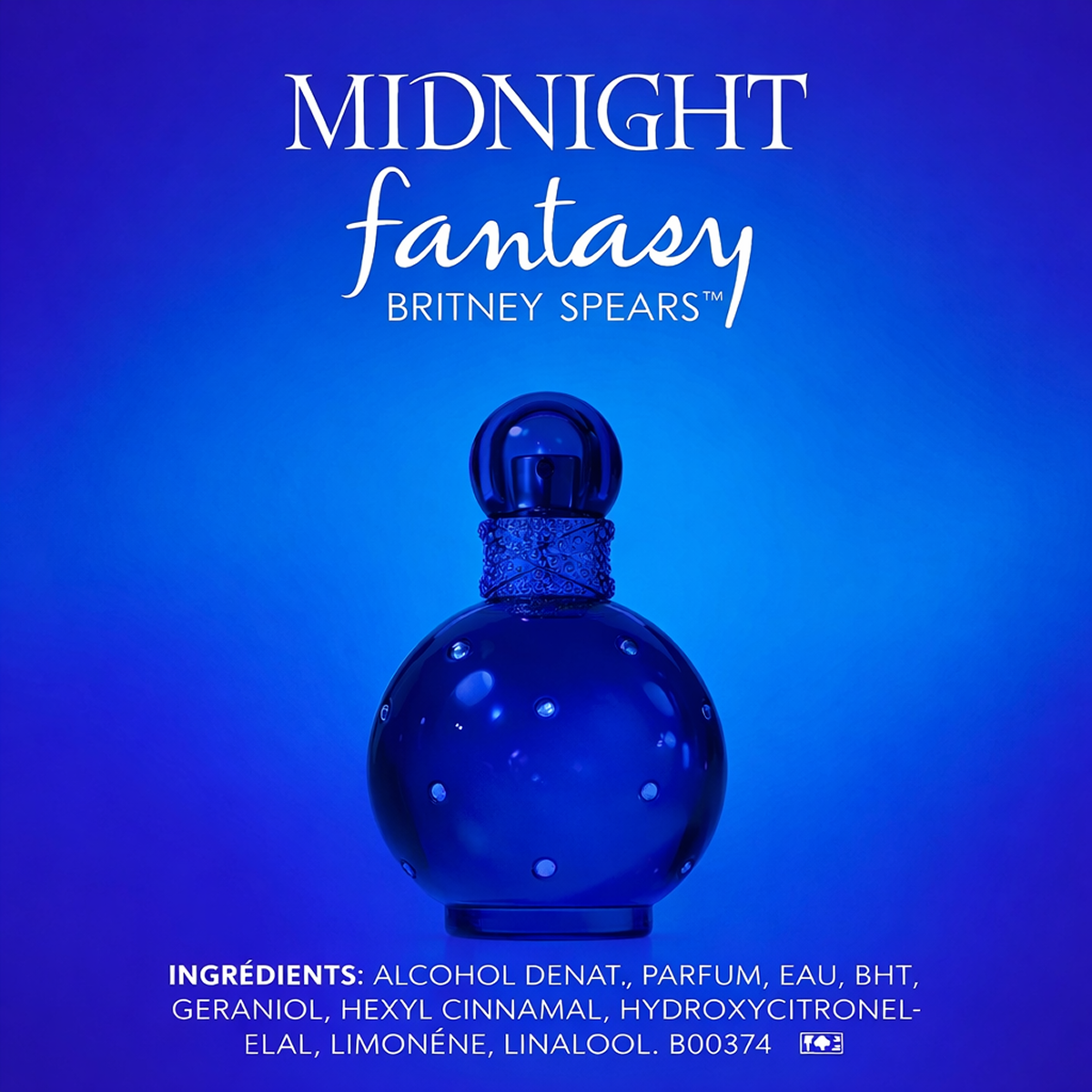 100 ml Britney Spears - Midnight Fantasy - Eau de Parfum pour femme