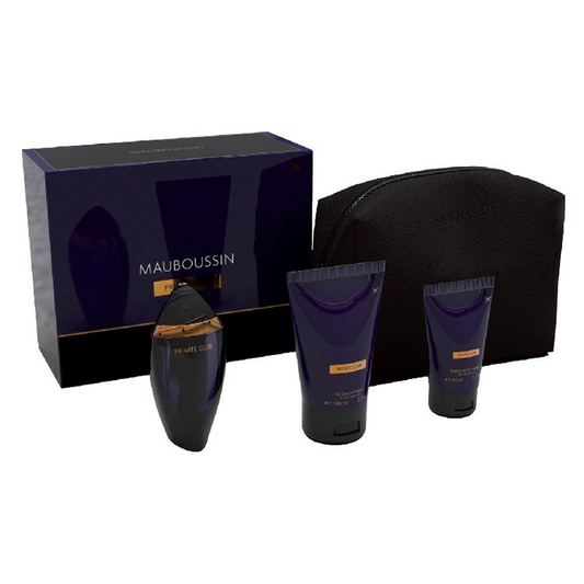 Mauboussin - Private Club - Cofanetto Eau de Parfum, Gel Doccia, Balsamo Dopobarba & Set