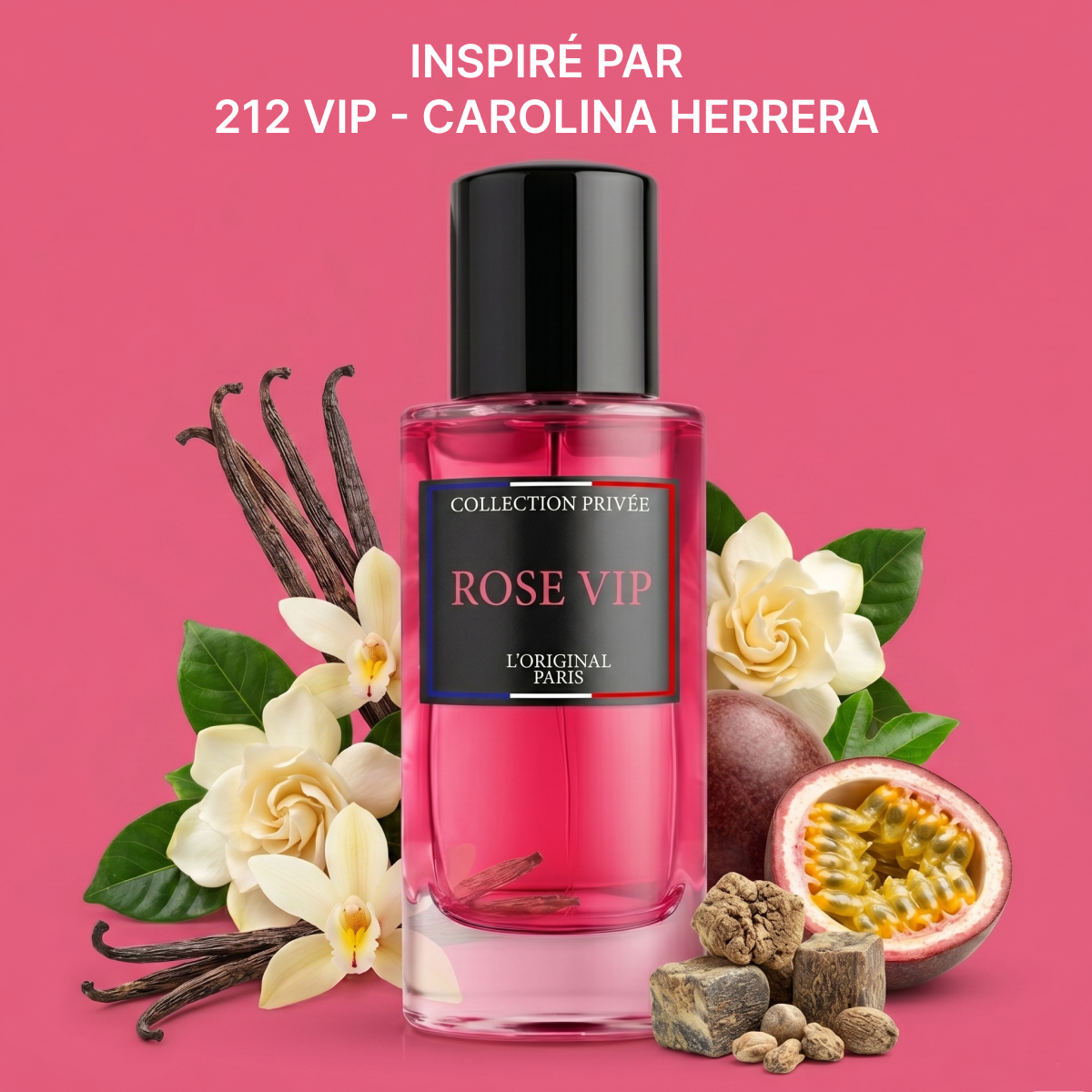 50 ml Collection Privée - Rose VIP - Eau de Parfum pour Femme