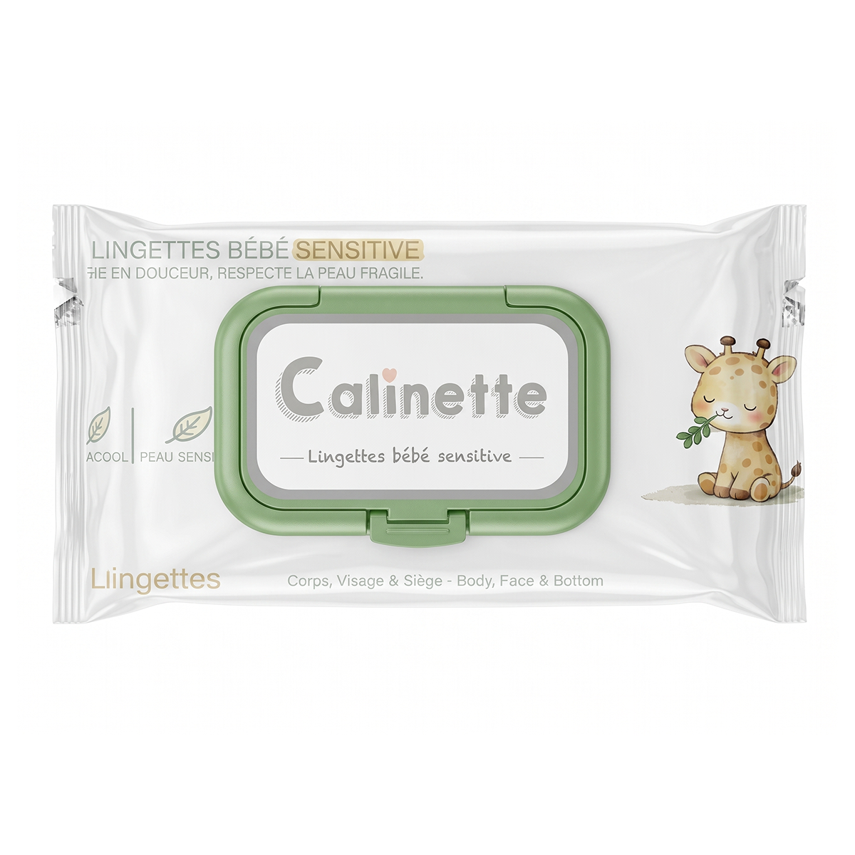 Calinette - Lingettes Bébé Sensitive