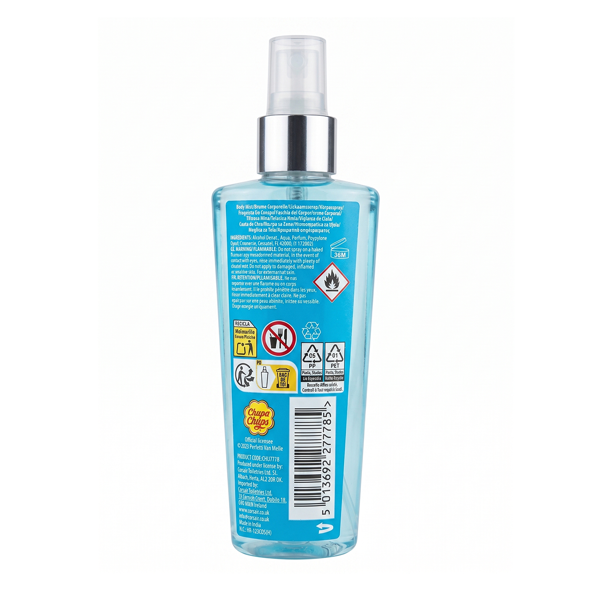 100ml Chupa Chups - Pineapple Coco Splash - Body Mist Mixte