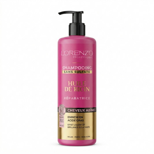 Lorenzo Professional - Shampoo Senza Solfati all'Olio di Ricin