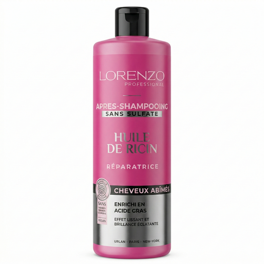 Lorenzo Professional - Après - Shampoo Olio di Ricin Capelli danneggiati 500ml