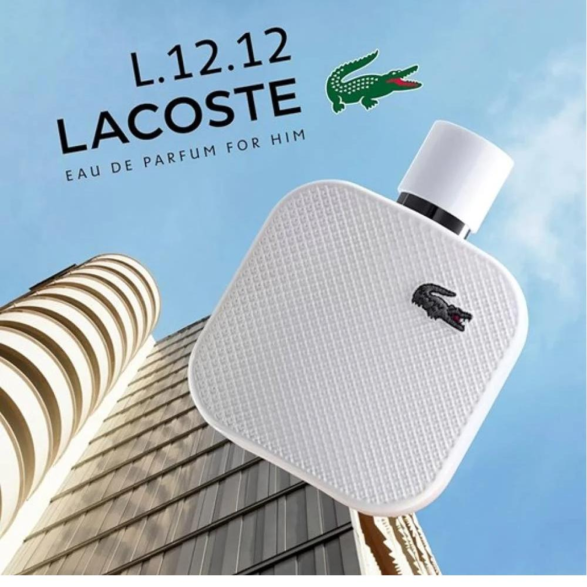 100ml Lacoste - L.12.12 Blanc - Eau de parfum pour homme