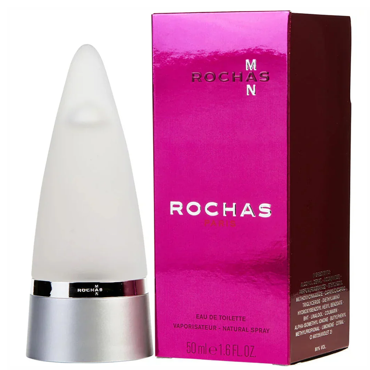100 ml Rochas - Man Rouge - Eau de Toilette pour homme