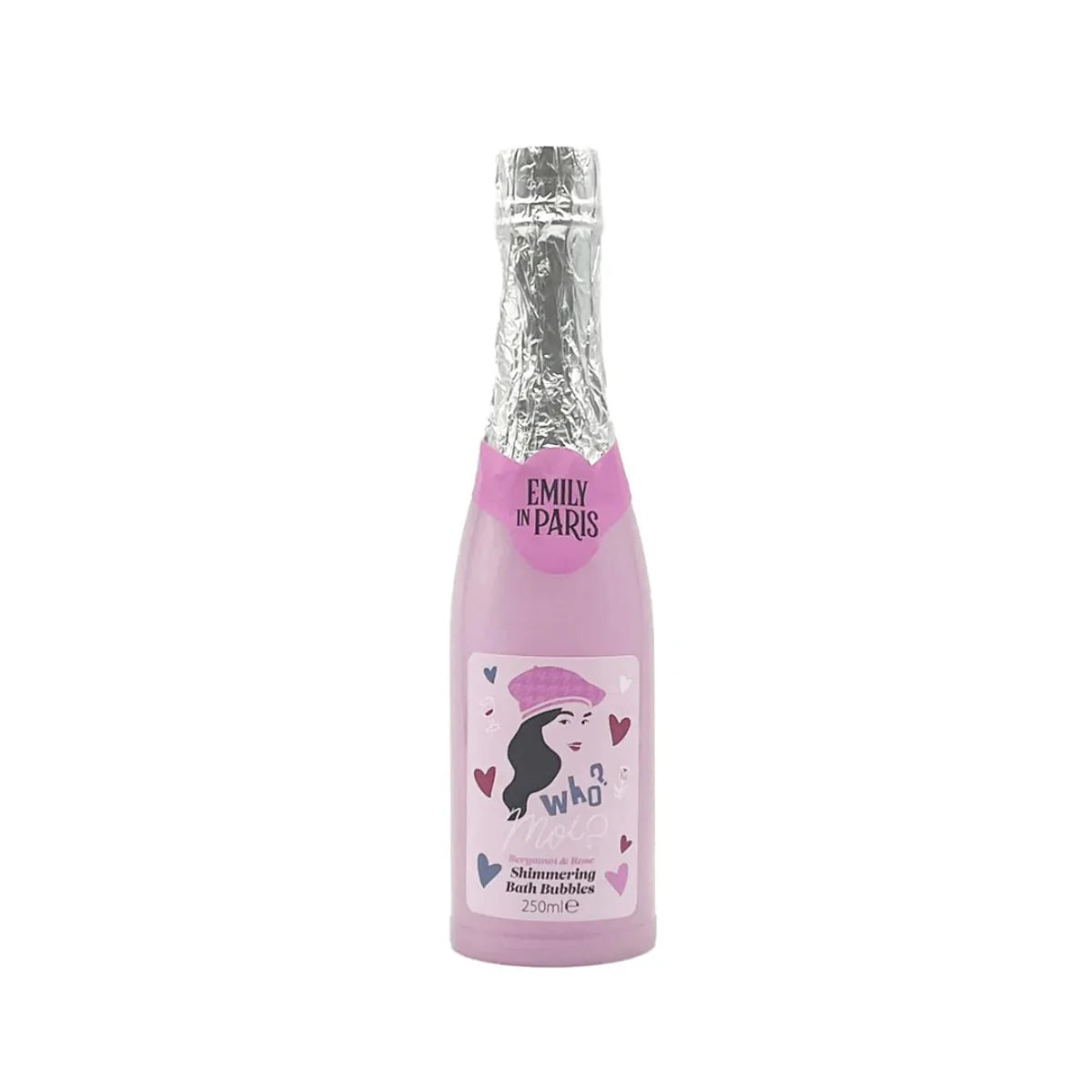250ml Emily in Paris - Bergamote & Rose - Shimmering Bath Bubbles
