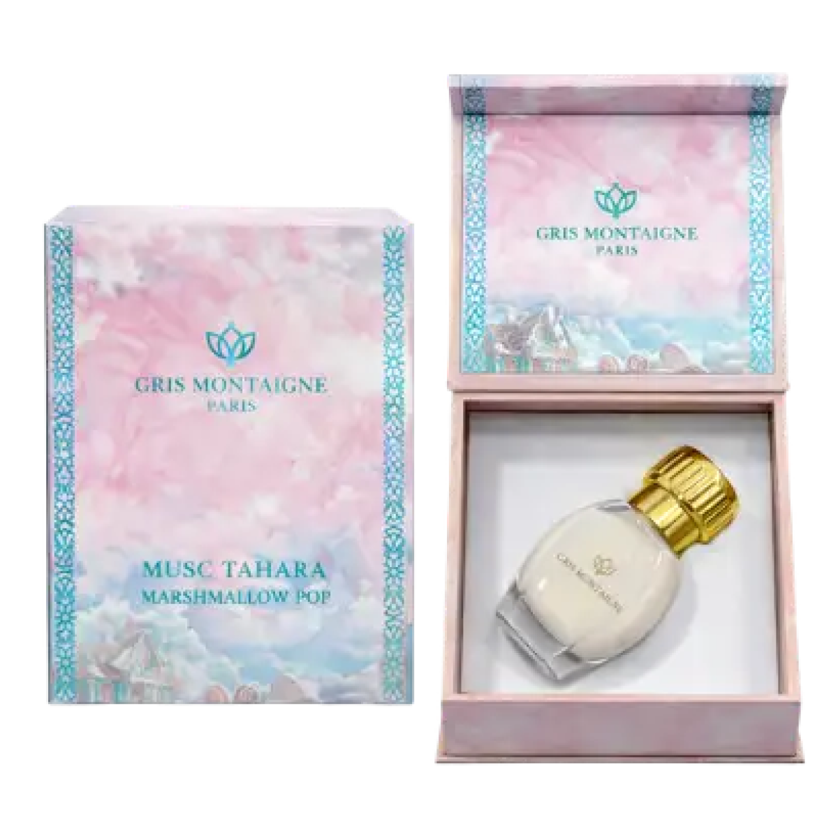 12ml Gris Montaigne - Musc Tahara Marshmallow Pop - Concentré de Parfum