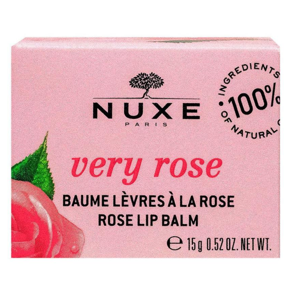 Nuxe - Very Rose Baume à Lèvres à la Rose Lèvres Sèches à Très Sèches