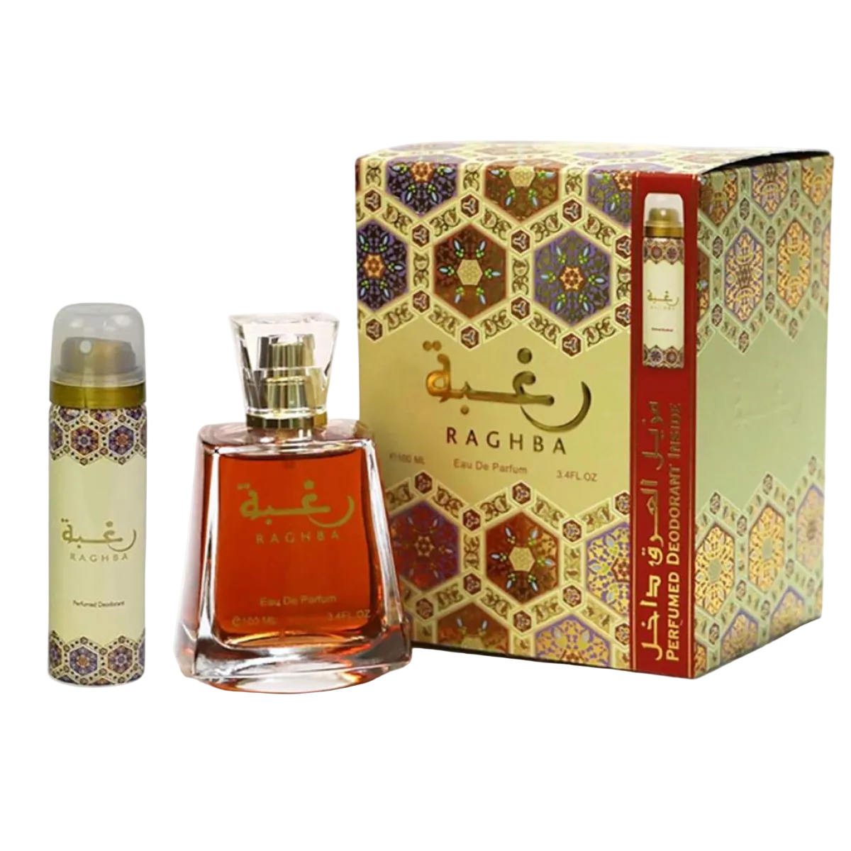 Lattafa - Raghba - Eau de Parfum 100ml + Deodorant 50ml