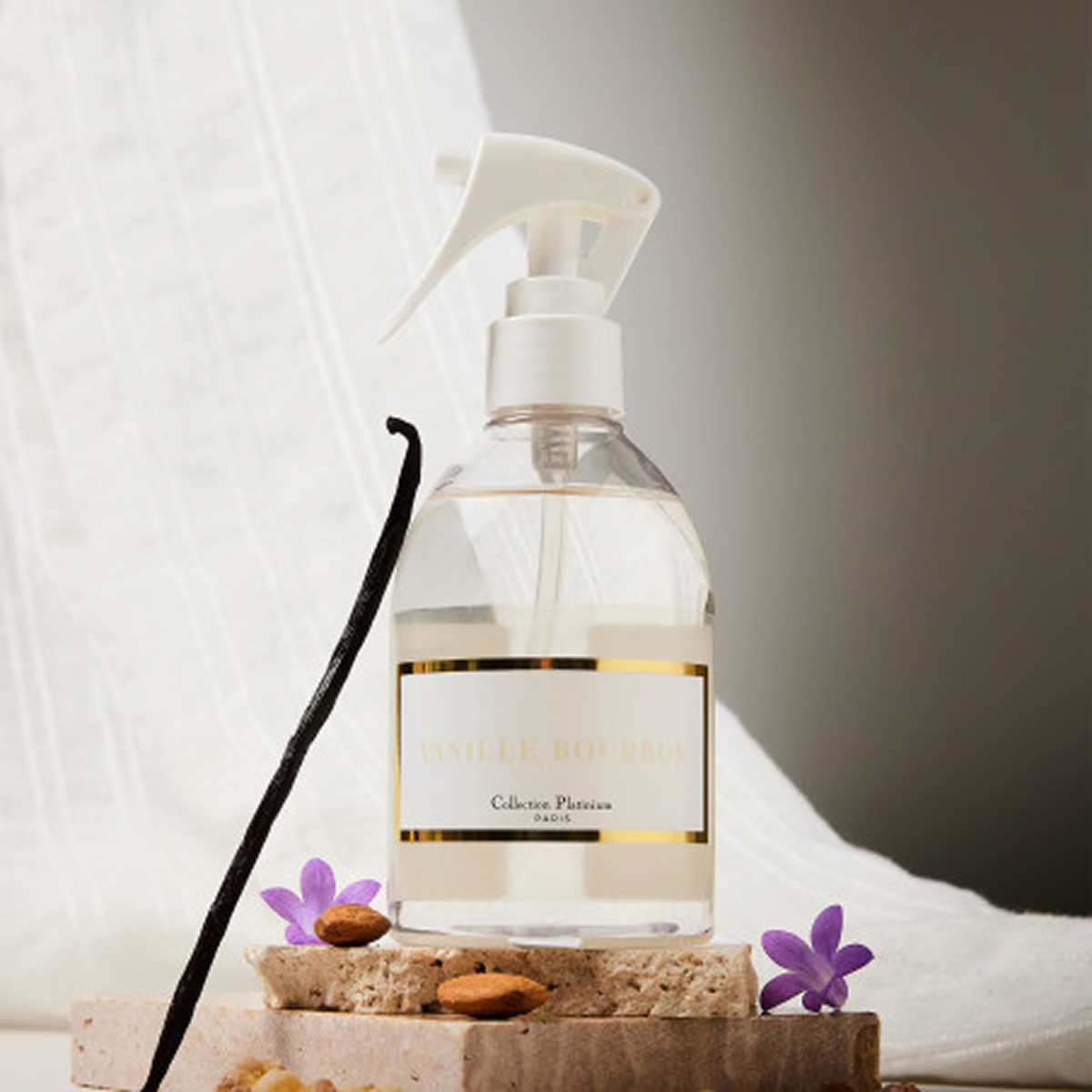 250ml Collection Platinium - Vanille Bourbon - Spray D'Interieur Parfum D'ambiance