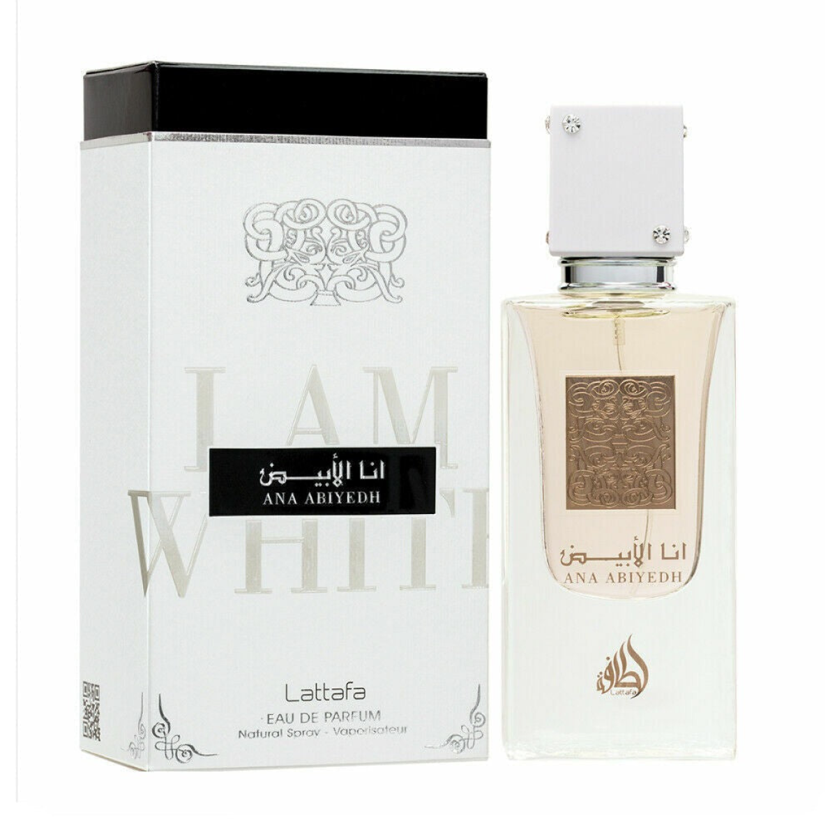 60 ml Lattafa - Ana Abiyedth White - Eau de Parfum de Dubai Mixte