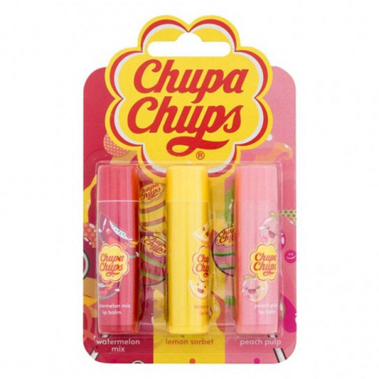 Chupa Chups - Watermelon Mix + Lemon Sorbet + Peach Pulp - Balsamo Labbra
