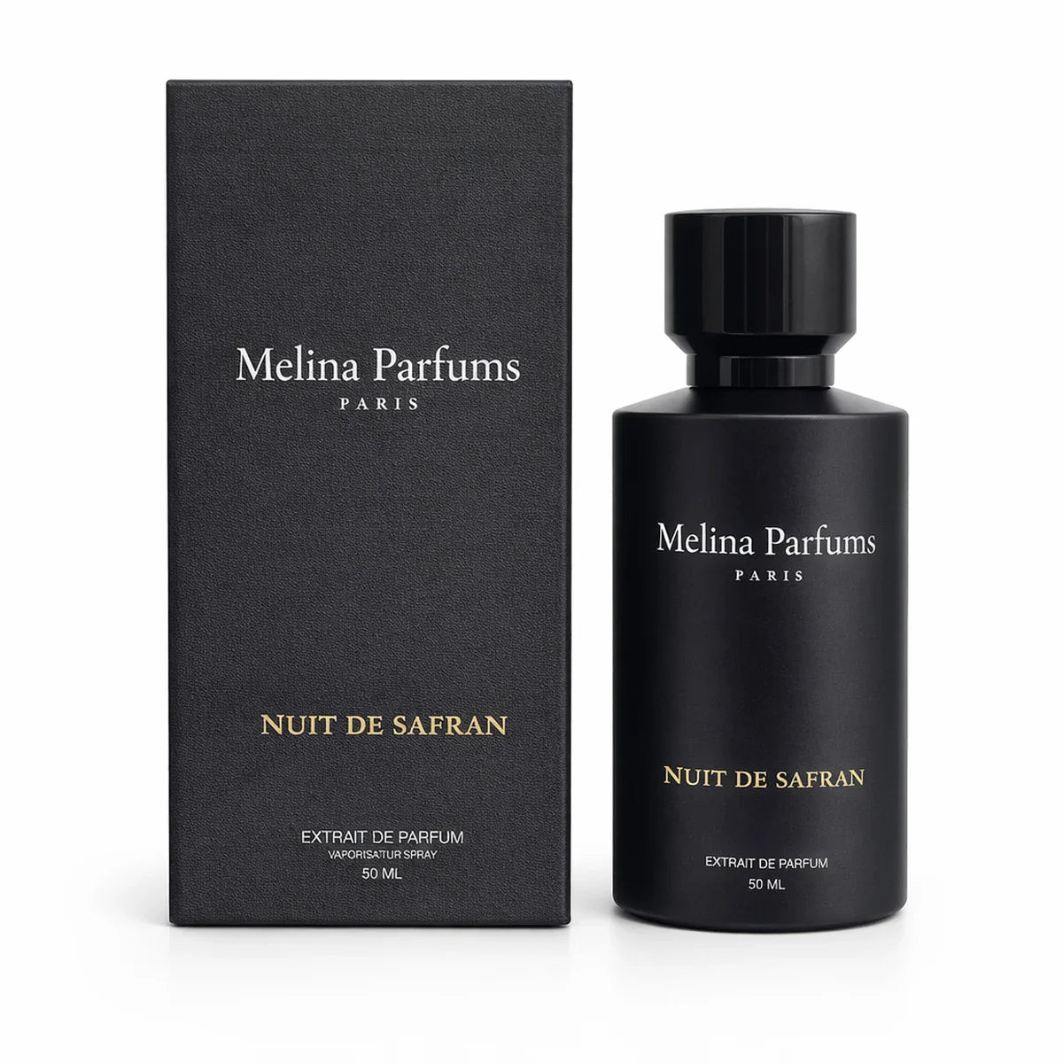 50ml Melina Parfums - Nuit de Safran Édition L’Obsidienne - Extrait de Parfum Mixte