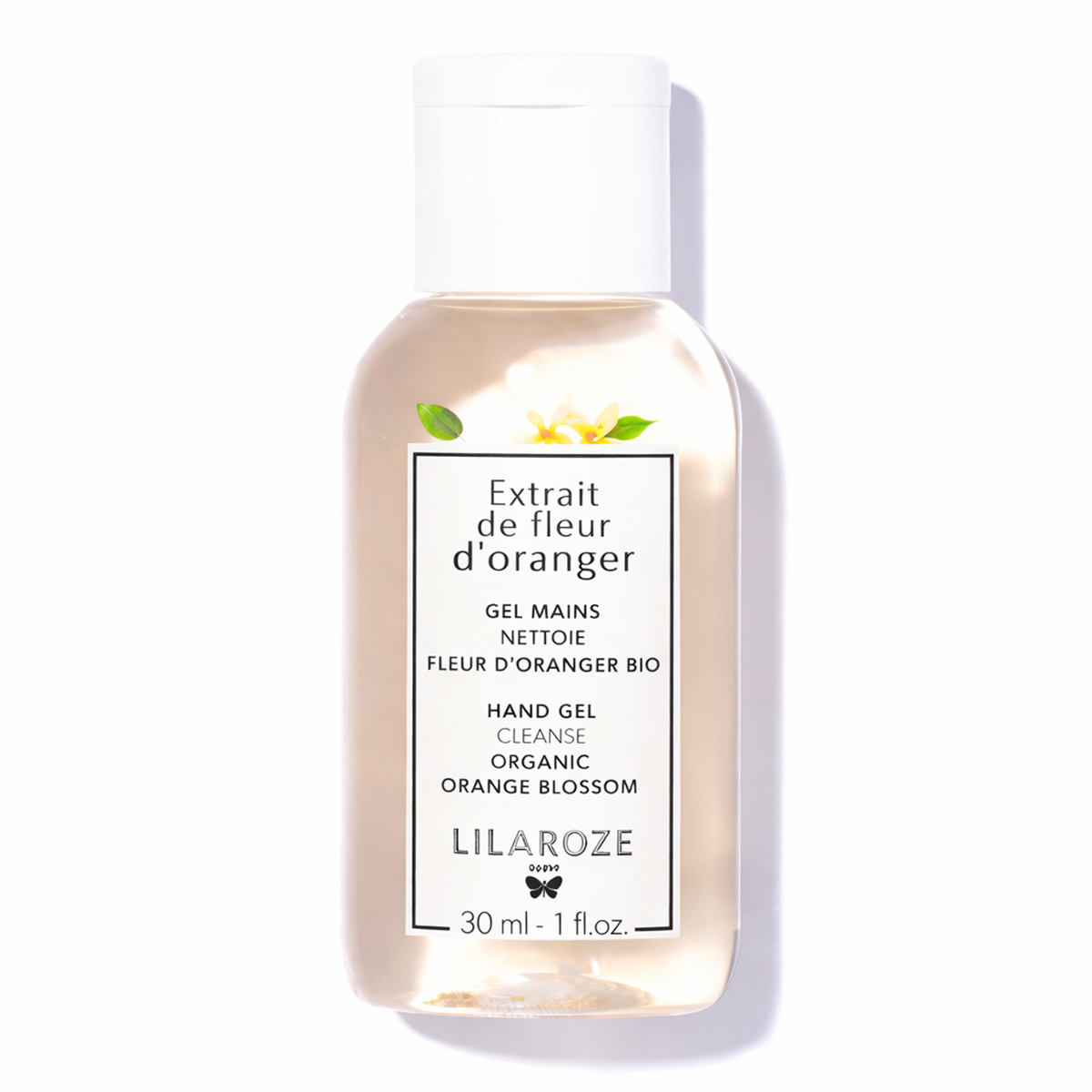 24 * 30ml Lilaroze Paris - Gel Mains Nettoie Extrait de Fleur D'oranger