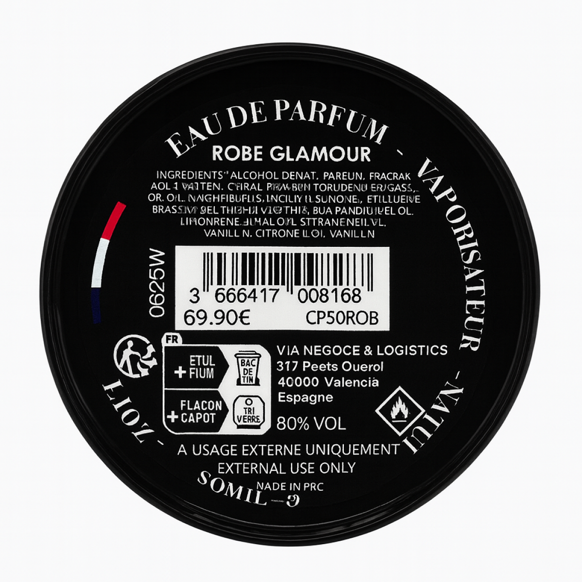 50ml Collection Privée - Robe Glamour - Eau de parfum mixte